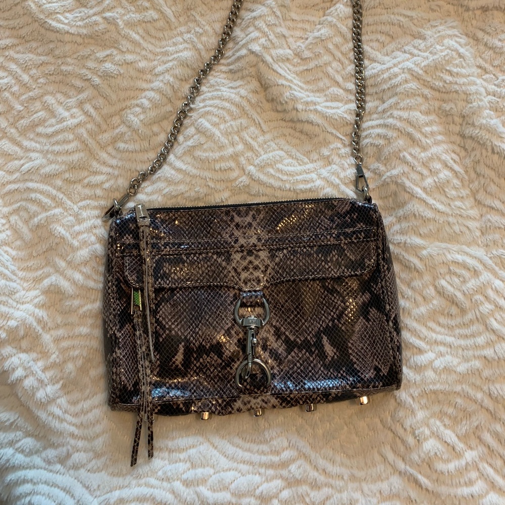 Rebecca minkoff snakeskin crossbody